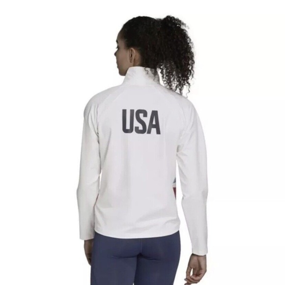Adidas Women's USA Olympics Volleyball Warm Up Jacket - Picture 4 of 7